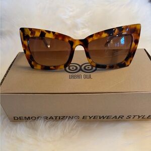 NIB Urban Owl “Bow” sunglasses.  Designed and made in Greece.